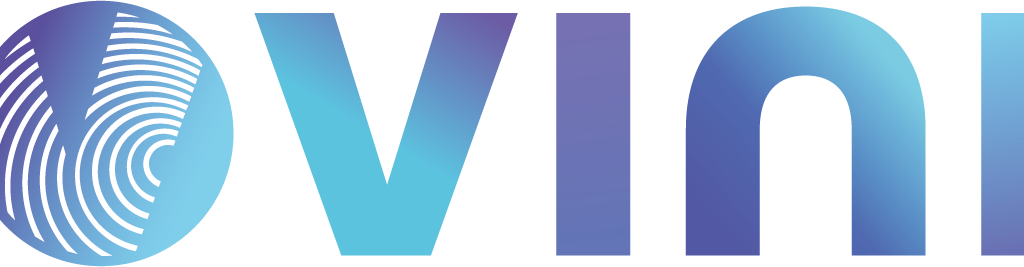 Vini logo auf weißem Hintergund