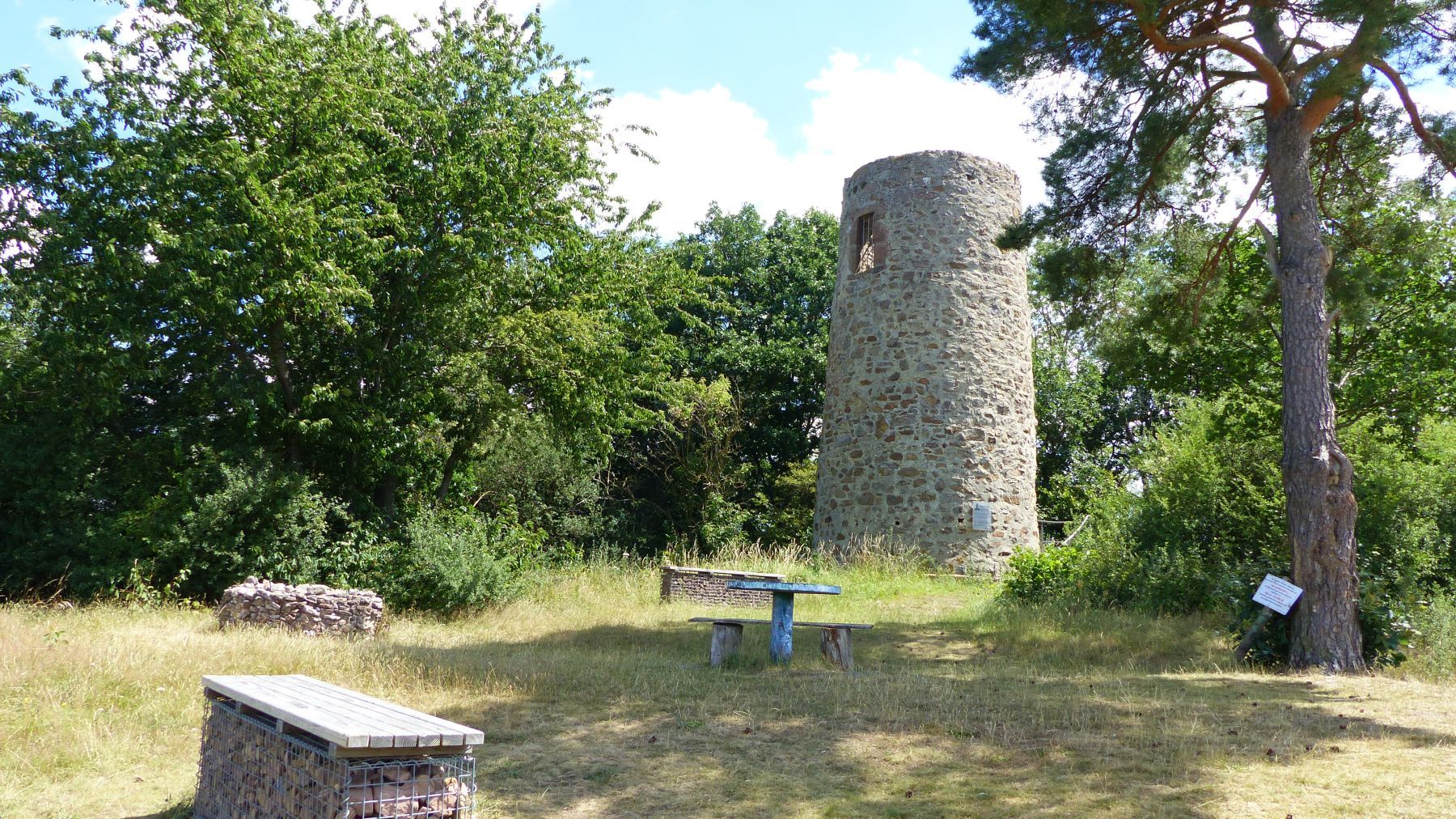 Blick auf die Braunauer Warte in Braunau