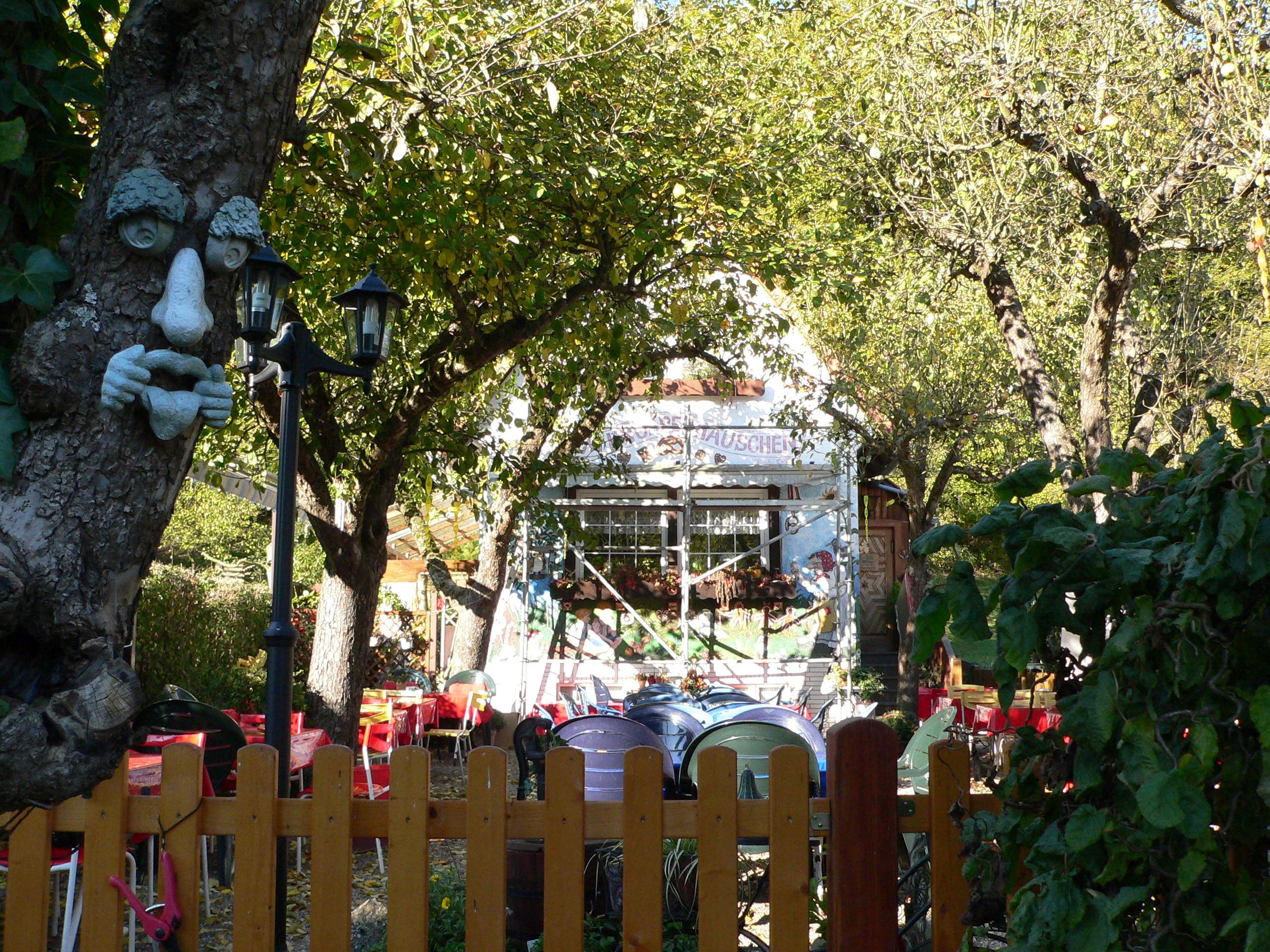 Blick auf das Knusperhäuschen in Reitzenhagen.