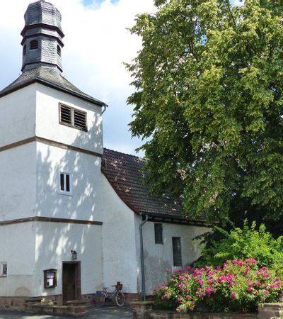 Blick auf die Kirche in Wega