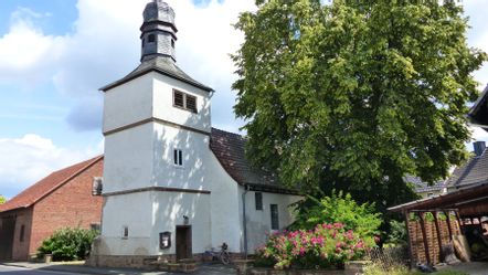 Blick auf die Kirche in Wega