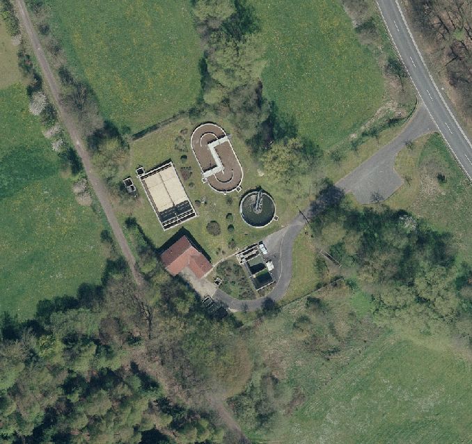 Luftbild Kläranlage Braunau