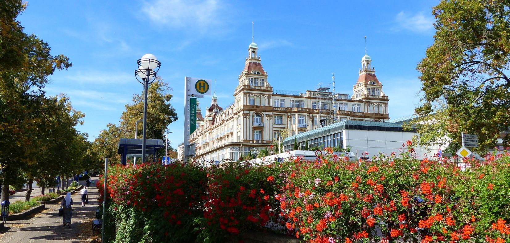 Brunnenallee Bad Wildungen mit Fürstenhof