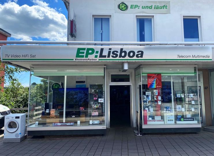 Außenansicht des Eingangs vom ElectronicPartner Lisboa