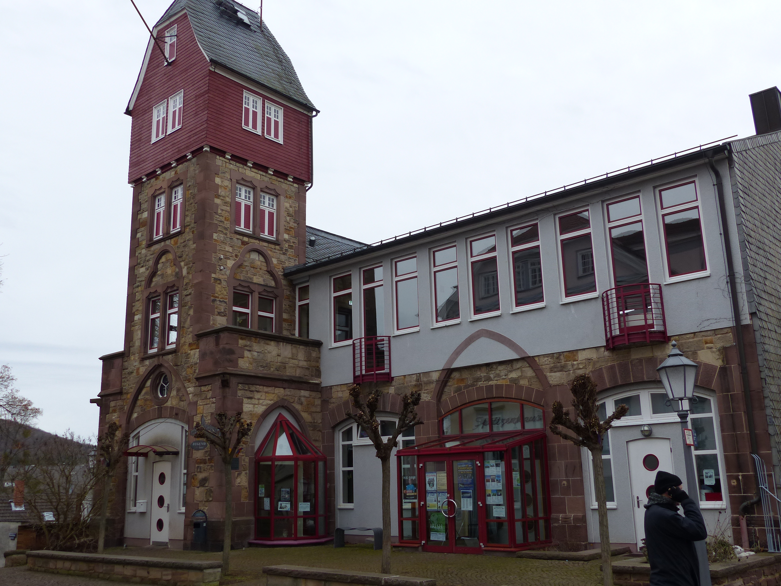 Außenansicht des Jugendhaus in Bad Wildungen.