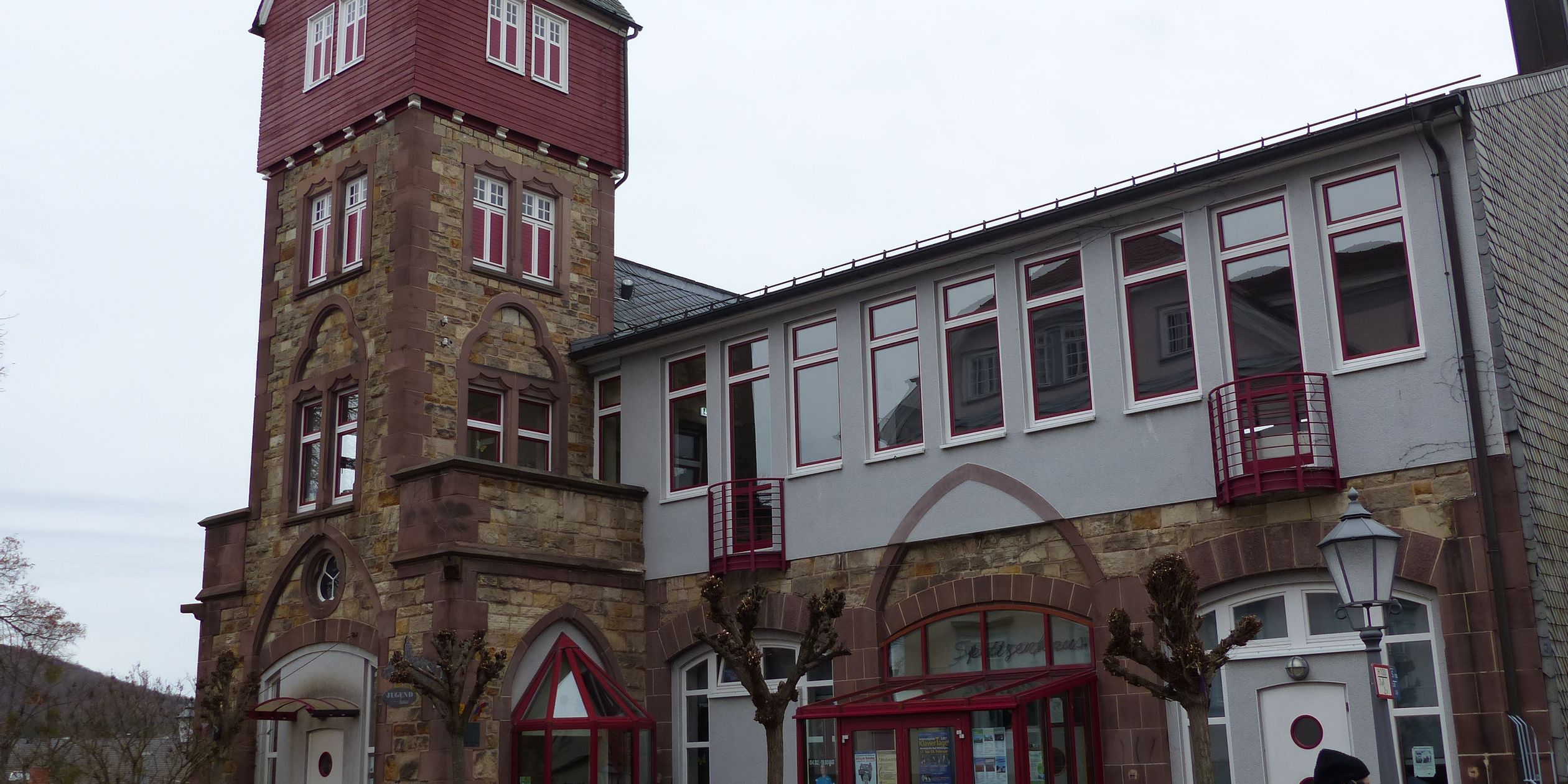 Außenansicht des Jugendhaus in Bad Wildungen.