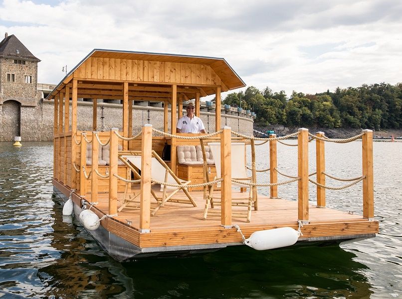 Heiraten in Edertal auf dem Erlebnisfloß