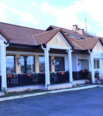 Außenansicht des Mykonos Restaurants in Bad Wildungen