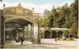 Bild der Georg Viktor Quelle um das Jahr 1907