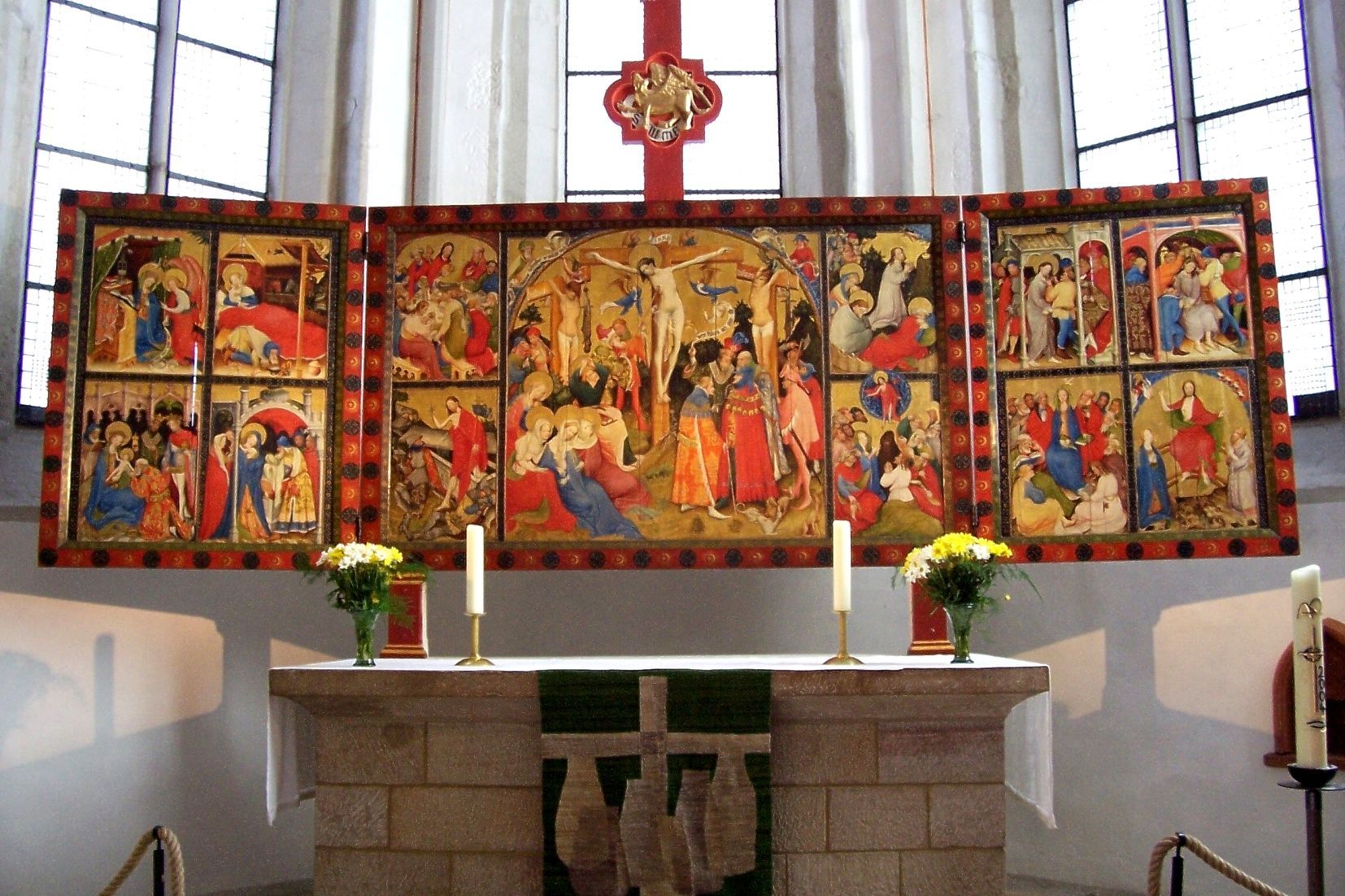 Altarbild des Conrad von Soest in der Stadtkirche Bad Wildungen