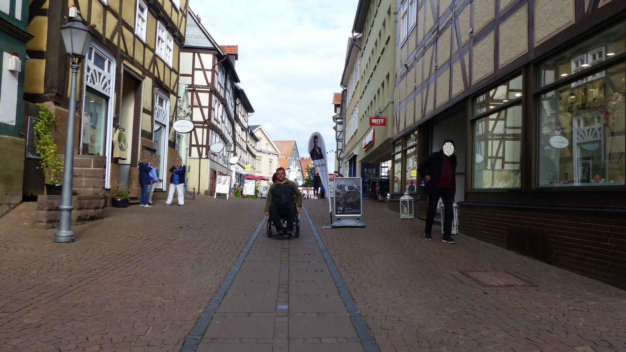 Barrierefreiheit am Beispiel der Fußgängerzone in Bad Wildungen
