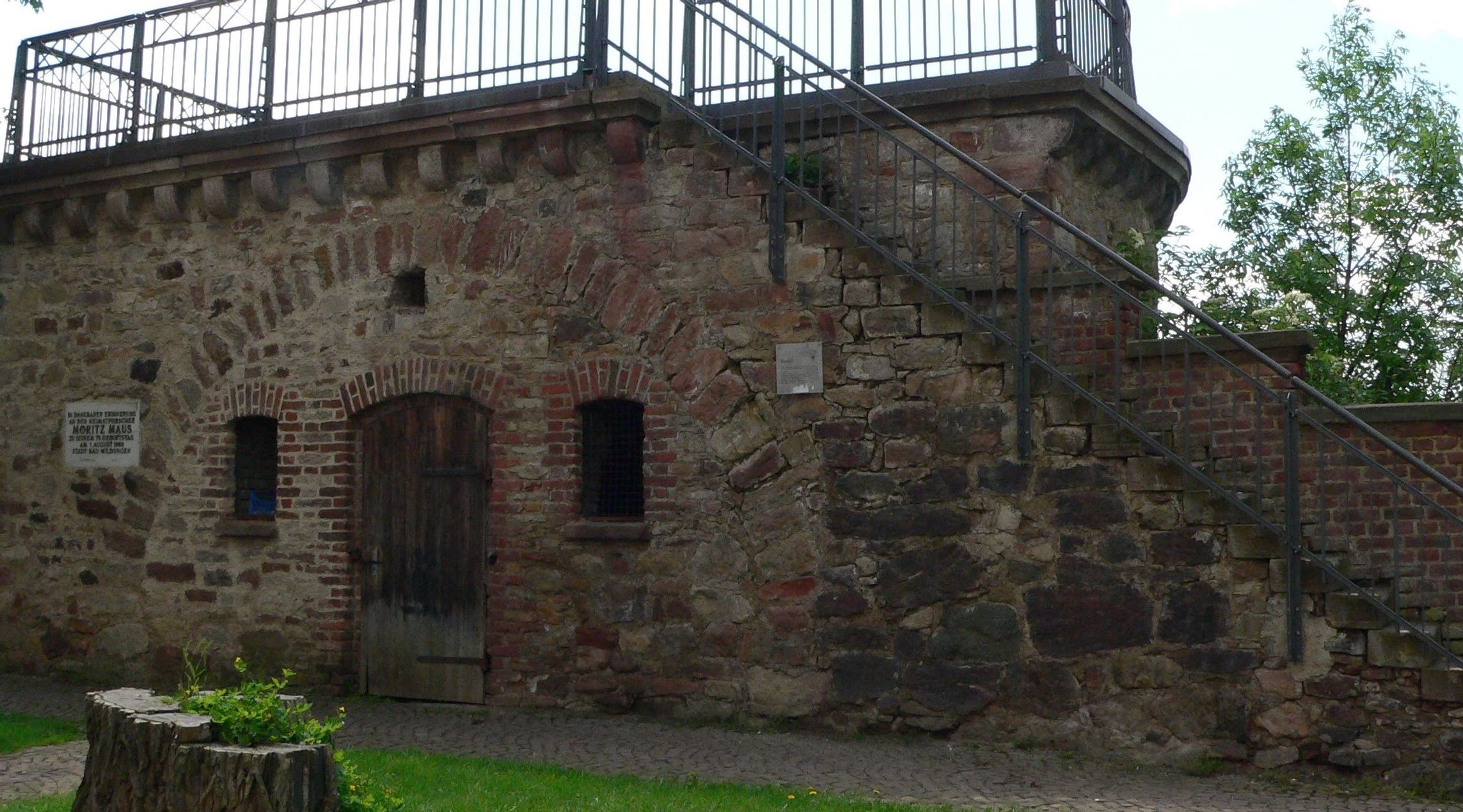 Blick auf das Altstadt-Rondell in Bad Wildungen