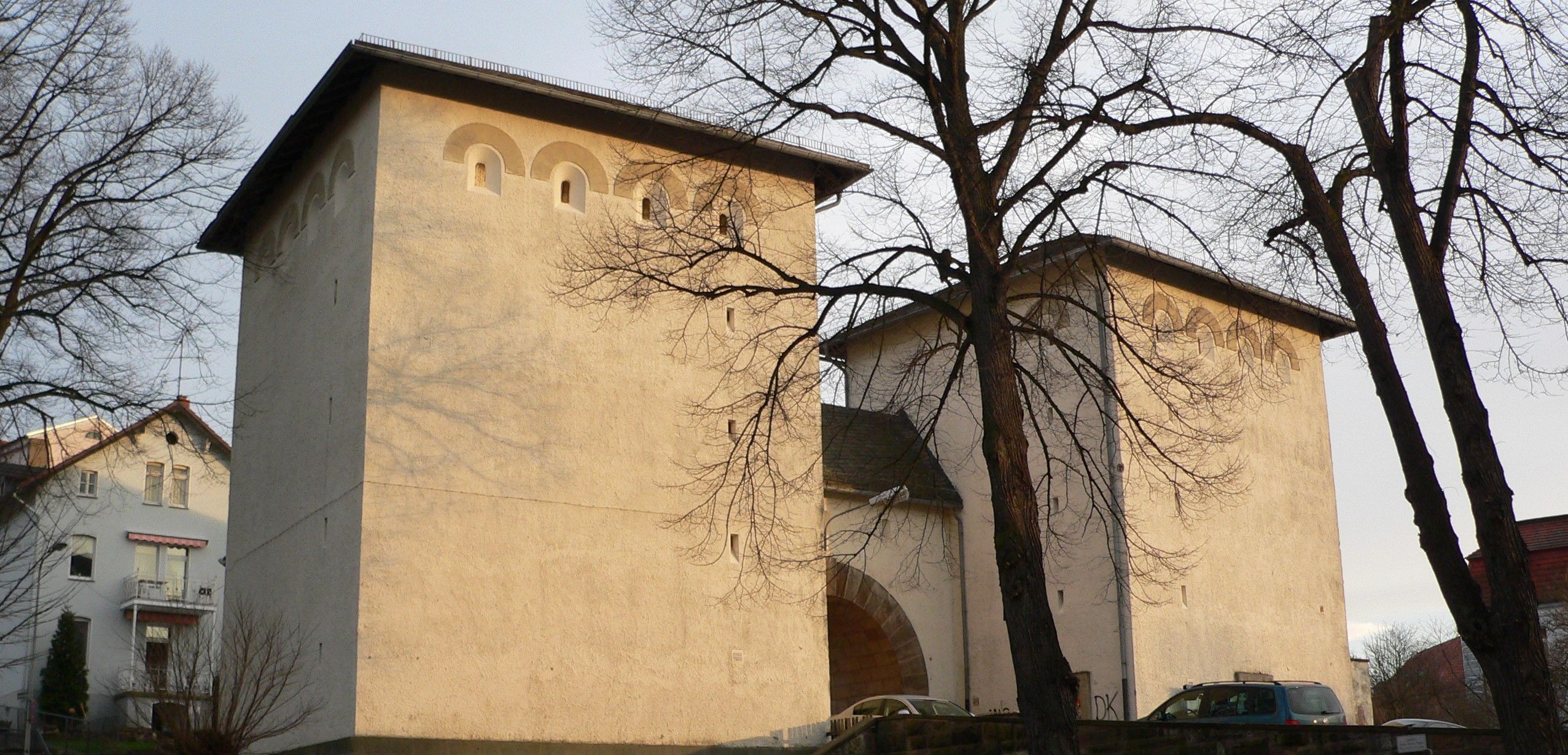 Bunker in Bad Wildungen Außenansicht