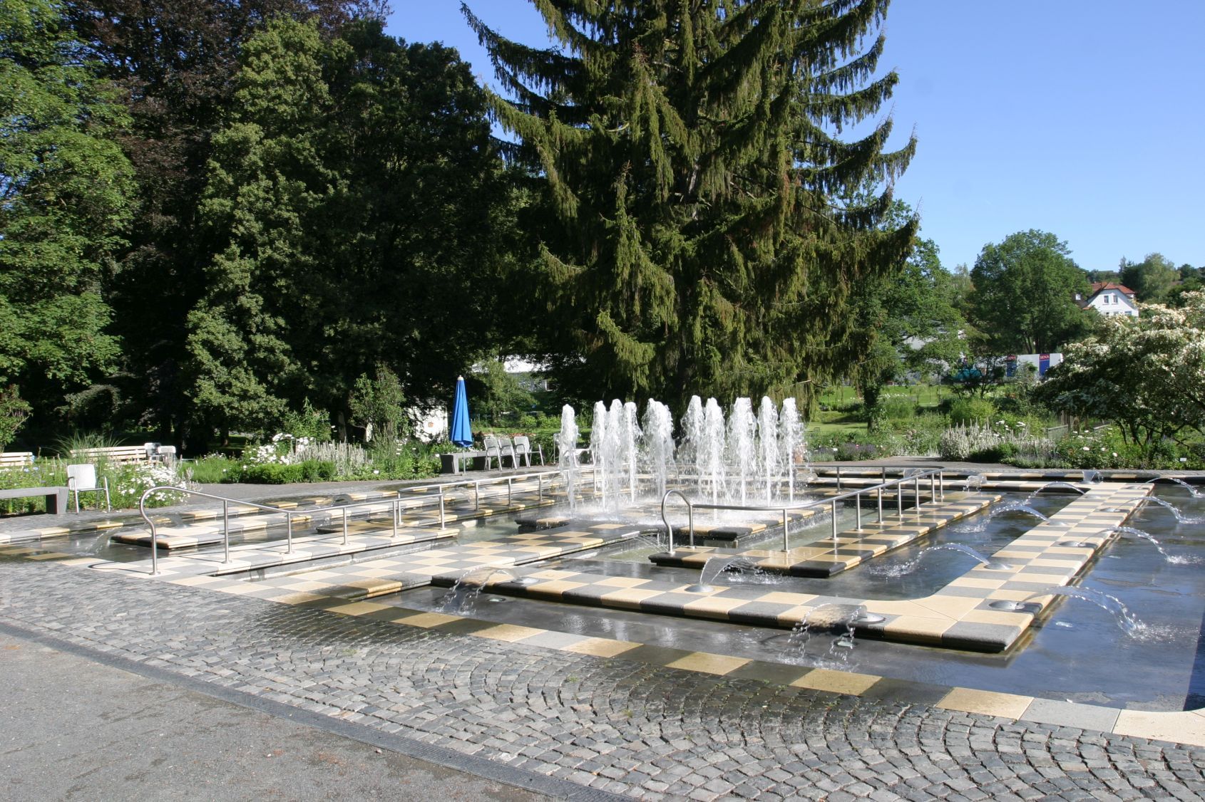 Aqua-Choros im Kurpark von Bad Wildungen