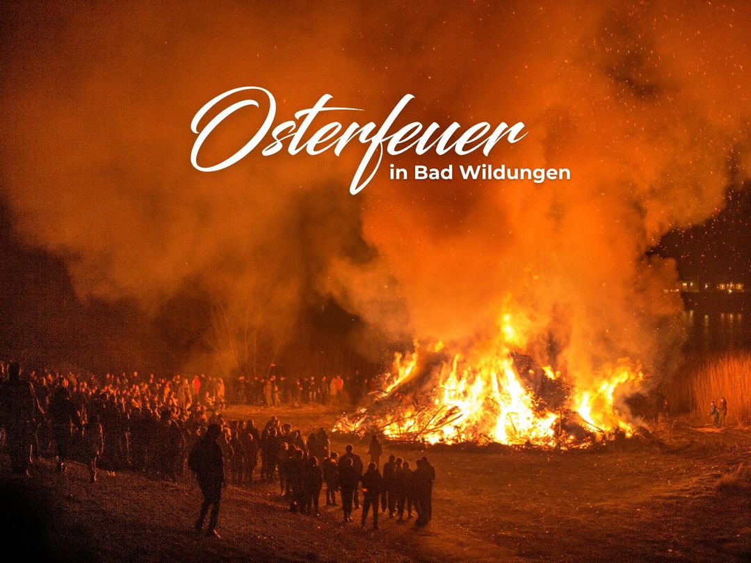 Osterfeuer in Bad Wildungen