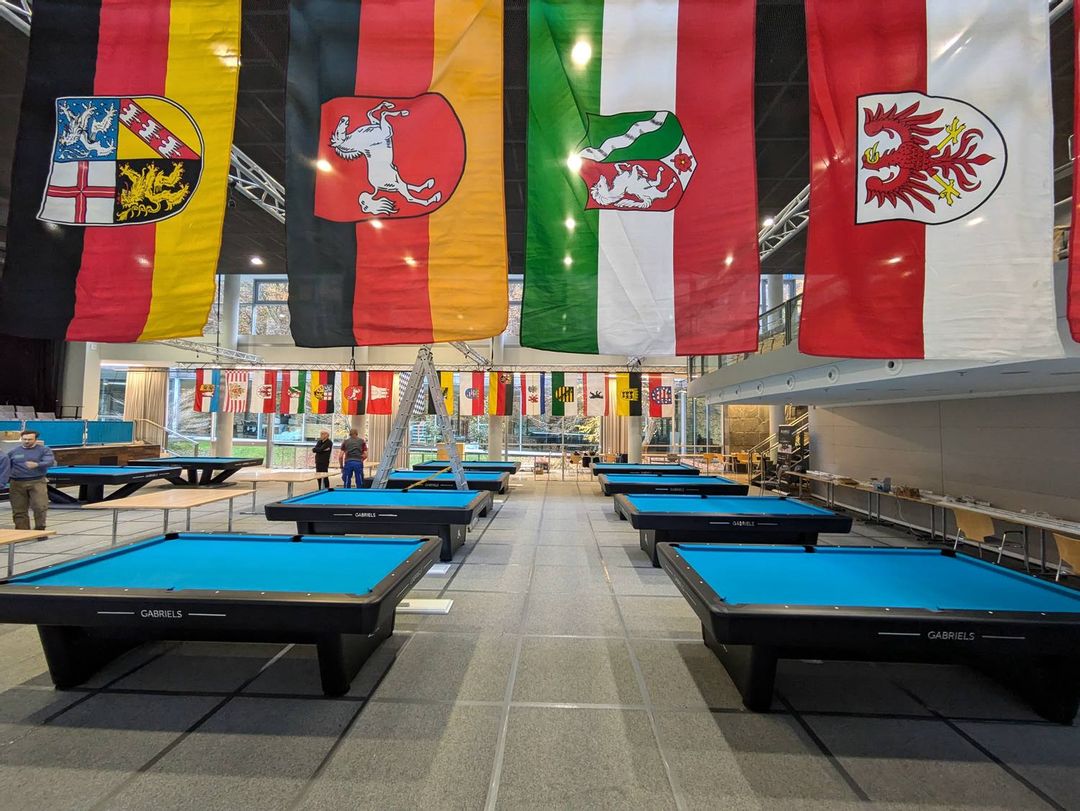 Beginn der Deutschen Billard-Meisterschaften