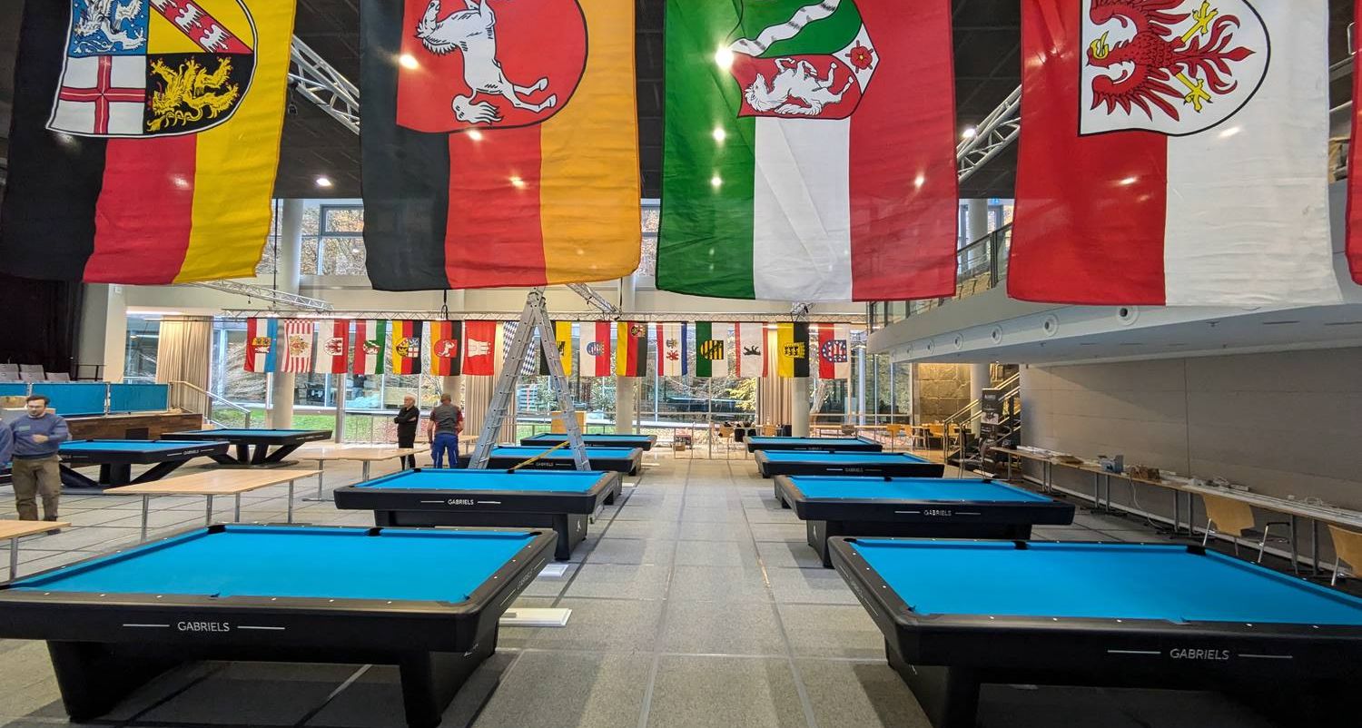 Beginn der Deutschen Billard-Meisterschaften