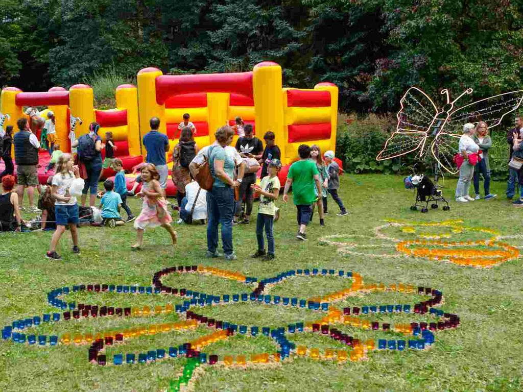 Kindererlebnisdorf auf dem Lichterfest in Bad Wildungen