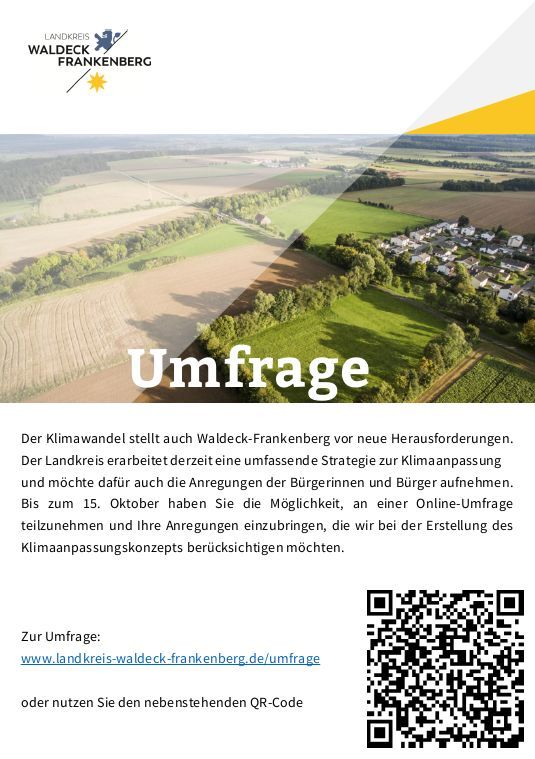 Klimaanpassung: Landkreis ruft zur Teilnahme an Online-Umfrage auf