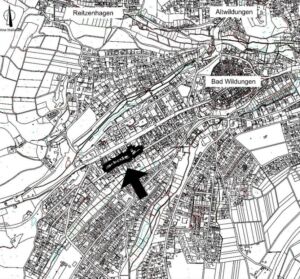 Bebauungsplan der Severinstraße in Bad Wildungen