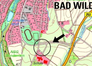 Auszug aus den Bauleitplänen