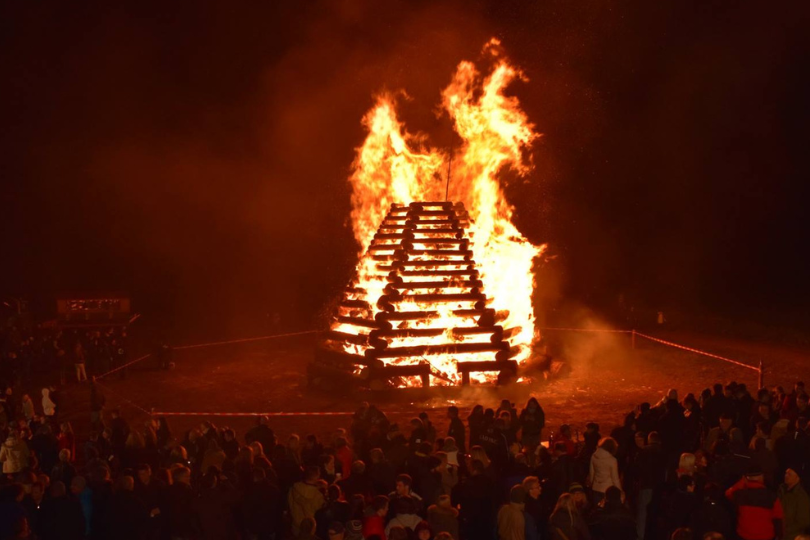 Osterfeuer in Bad Wildungen
