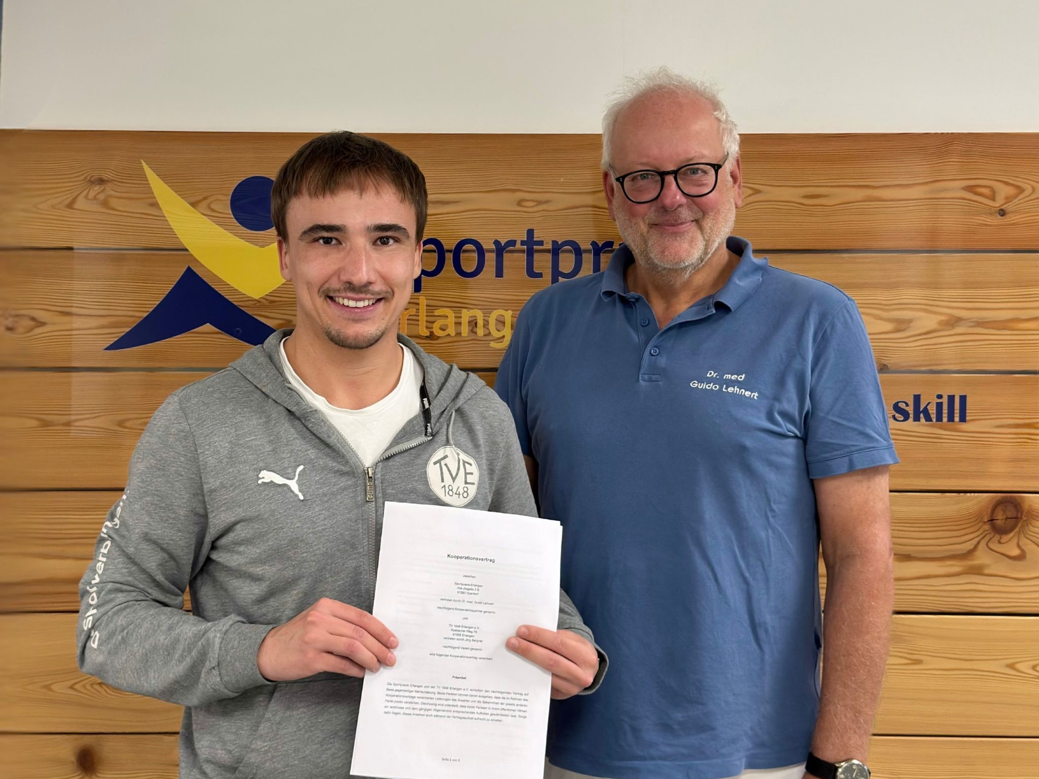 Verlängerung Kooperation mit dem TV 1848 Erlangen