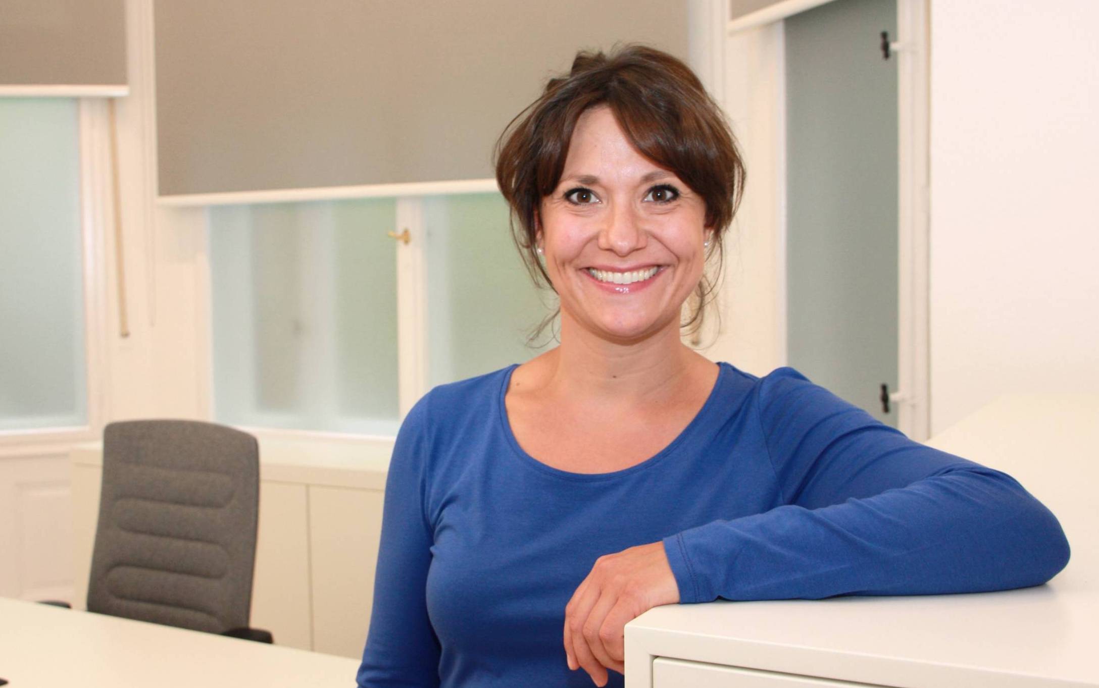 Ärztin im Sprechzimmer