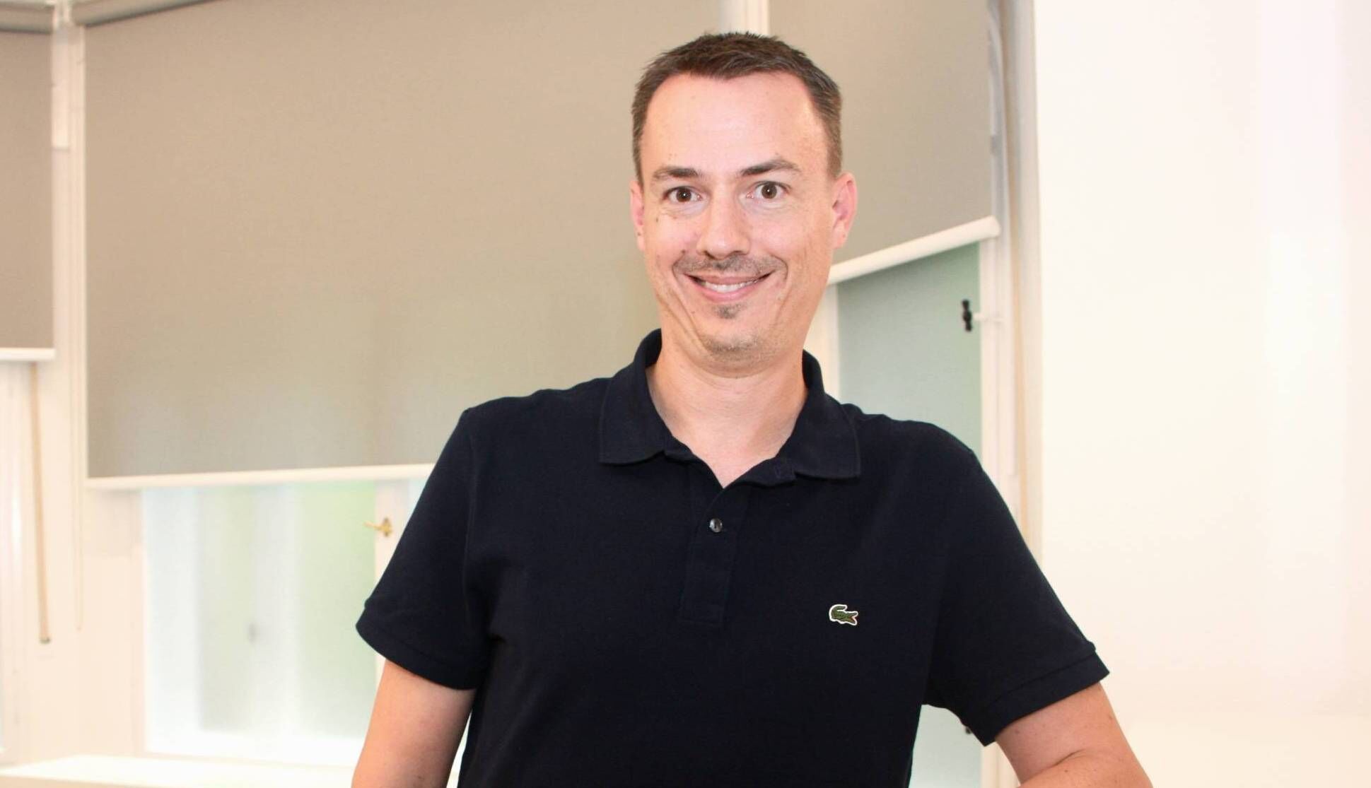 Hr. Krieger im Sprechzimmer