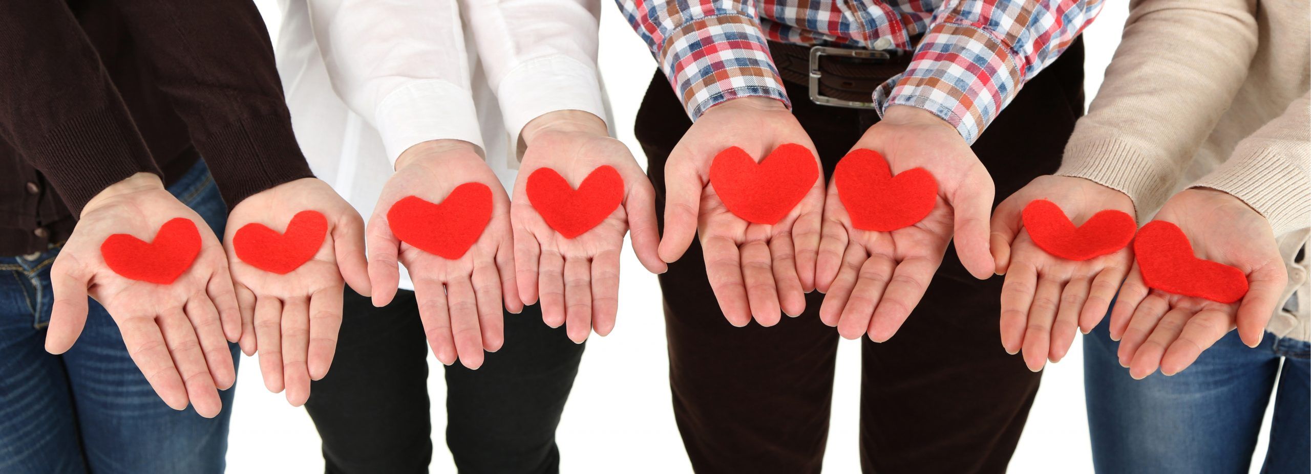 Hände mit Herz Soziales Engagement