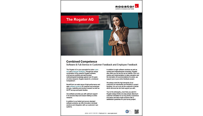 Factsheet Rogator AG