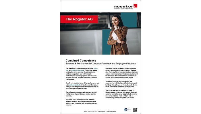 Factsheet Rogator AG