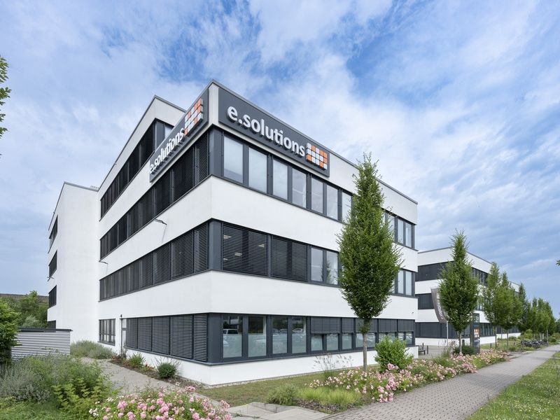 Gebäude von E-Solutions.