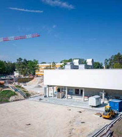 Baustelle Bezirksklinikum