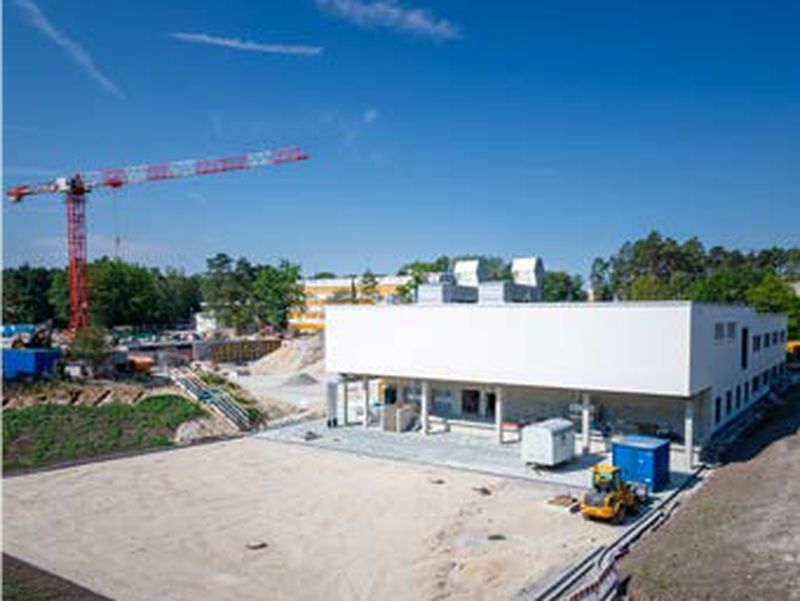 Baustelle Bezirksklinikum