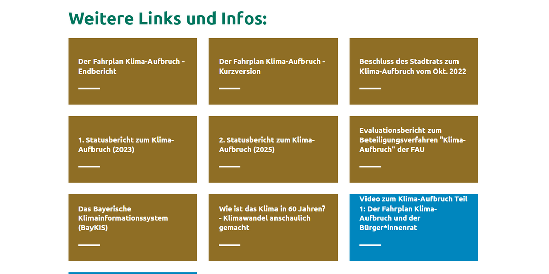 Interessante Berichte und Links zum Klima-Aufbruch