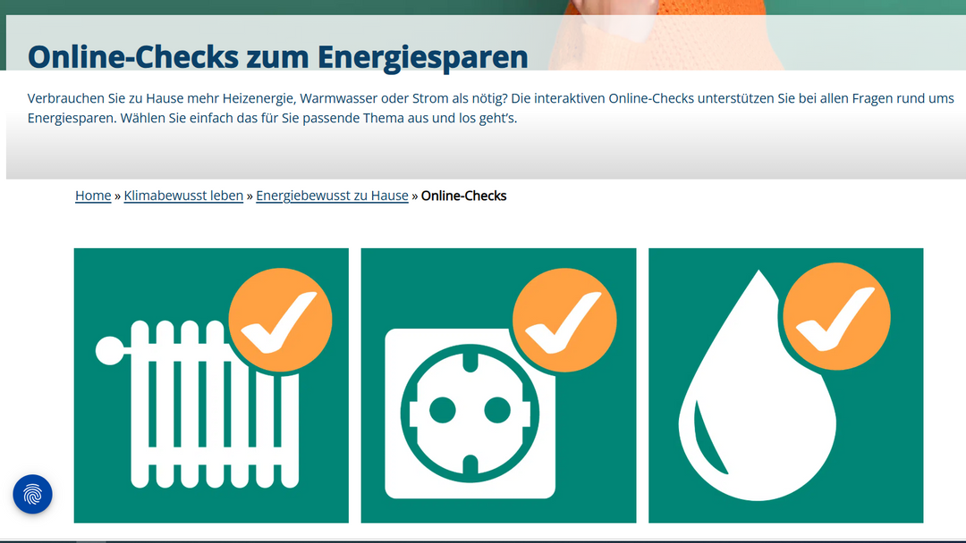 Nützliche Online-Checks zum Energiesparen