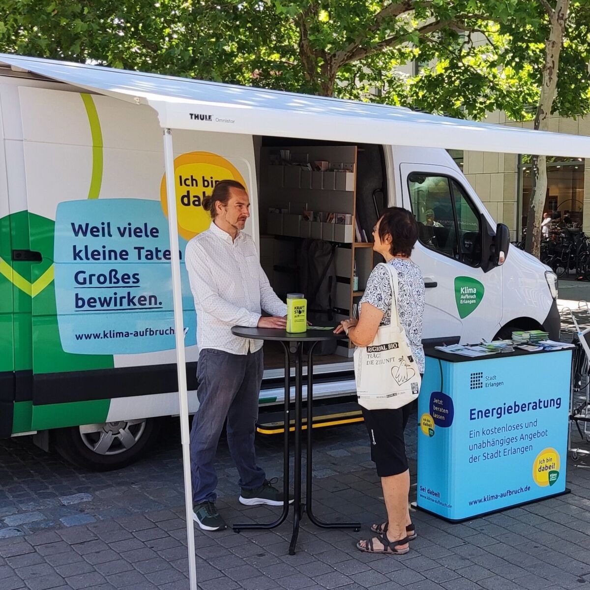 Energieberatung am Klimamobil