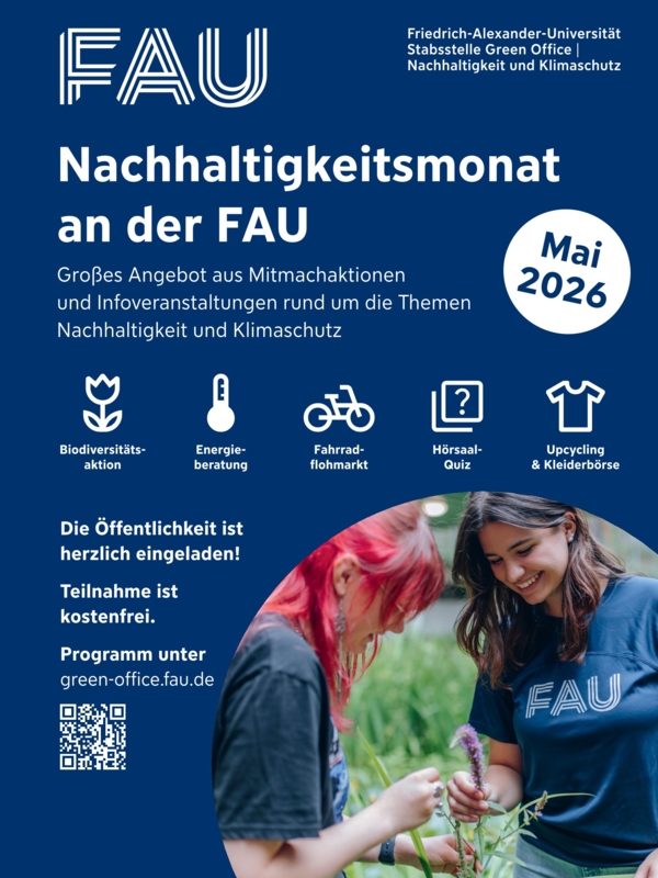 Nachhaltigkeitsmonat Mai 2026 an der FAU