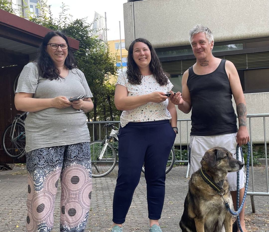 Handyspende für das „QuarTier“ in Nürnberg