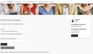 Neuaufbau Kundenpanel Persoenliche Daten Beispiel