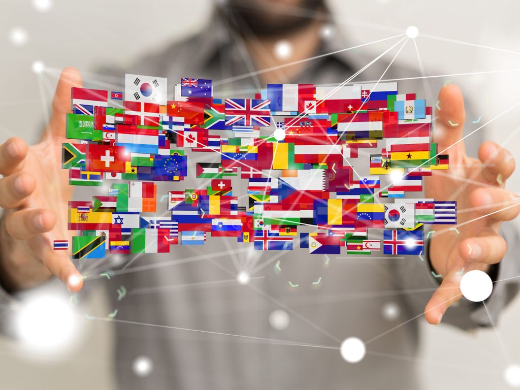 Flaggen, Sprachen und Kulturen