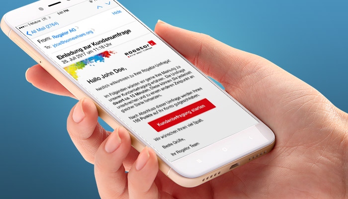 Optimale Einladungsmailings für Ihre Kundenbefragung