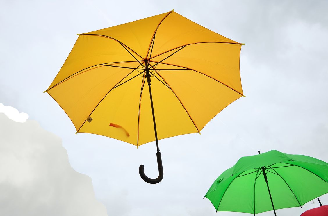 Themenfokussierte Mitarbeiterbefragung Regenschirme