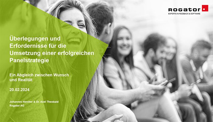 Vortrag erfolgreiche Panelstrategie