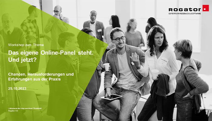 Succeet 23 Workshop: Das eigene Online-Panel steht. Und jetzt?