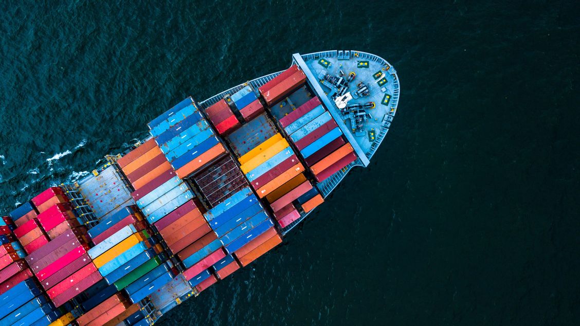 360-Grad-Feedback Containerschiff
