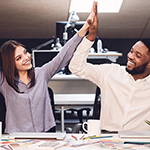 Mitarbeiterbindung führt zu zufriedenen Mitarbeitenden