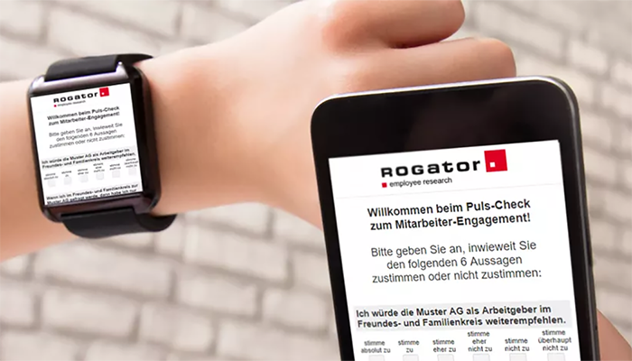 Onlineforschung am Smartphone.