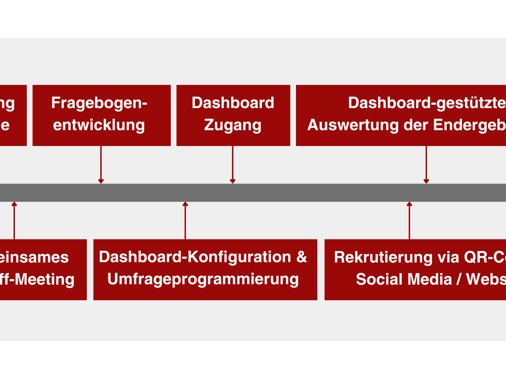 Schematische Darstellung des Projektablaufs